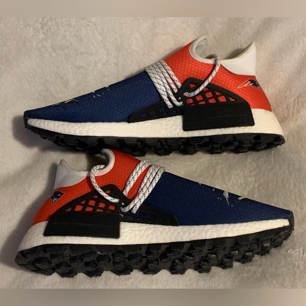 New England Patriots Red, White & Blue Size 45 so 11, 11.5, 12 Shoes - Picture 8 of 11